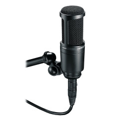 Audio-Technica AT2020 Cardioid Condenser Studio XLR Microphone, Black Audio-Technica AT2020 Cardioid Condenser Studio XLR Microphone, Black