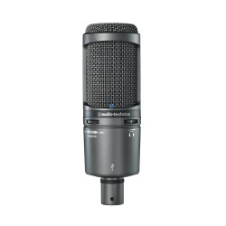 Audio-Technica AT2020USB+ Cardioid Condenser USB Microphone, Black Audio-Technica AT2020USB+ Cardioid Condenser USB Microphone, Black