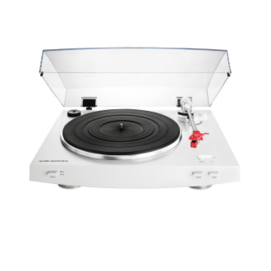 Audio-Technica AT-LP3WH Fully Automatic Belt-Drive Stereo Turntable, White