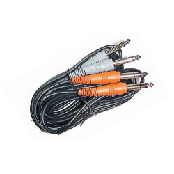 Hosa Stereo Interconnect, Dual 1/4 in TRS to Same, 4 m Hosa Stereo Interconnect, Dual 1/4 in TRS to Same, 4 m