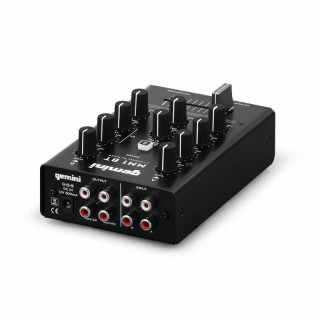 Gemini MM1BT 2-Channel DJ Mixer with Bluetooth Input