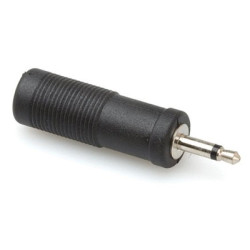 Hosa Adaptor, 1/4 in TS to 3.5 mm TS Hosa Adaptor, 1/4 in TS to 3.5 mm TS