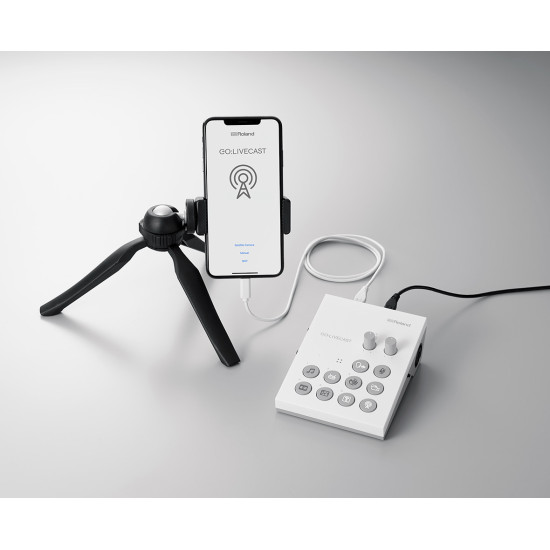 Roland GO:LIVECAST Live Streaming Studio for Smartphones Roland GO:LIVECAST Live Streaming Studio for Smartphones