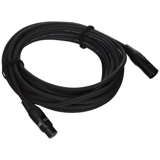 Hosa Pro Microphone Cable, REAN XLR3F to XLR3M, 50 ft