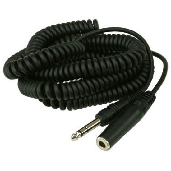 Hosa Headphone Extension Cable, 1/4 in TRS to 1/4 in TRS, 25 ft