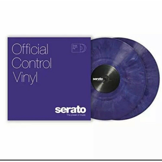 Serato Control Vinyl Pair, Purple