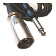 Hosa Unbalanced Interconnect, 1/4 in TS to XLR3M, 10 ft