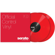 Serato Control Vinyl Pair, Red Serato Control Vinyl Pair, Red