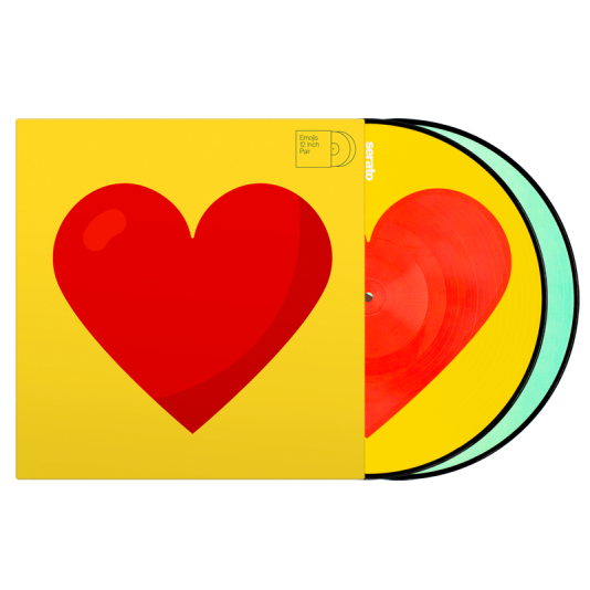 Serato Control Vinyl Emoji Series #3: Heart/Donut 2 x 12"
