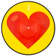 Serato Control Vinyl Emoji Series #3: Heart/Donut 2 x 12"