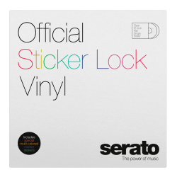 Serato Control Vinyl Sticker Lock 2x12" Pair, Clear Serato Control Vinyl Sticker Lock 2x12" Pair, Clear