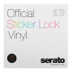 Serato Control Vinyl Sticker Lock 2x12" Pair, Clear
