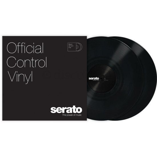 Serato Control Vinyl Pair, Black Serato Control Vinyl Pair, Black
