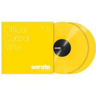 Serato Control Vinyl Pair, Yellow Serato Control Vinyl Pair, Yellow
