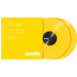 Serato Control Vinyl Pair, Yellow Serato Control Vinyl Pair, Yellow