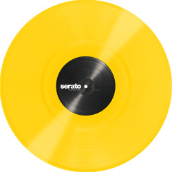 Serato Control Vinyl Pair, Yellow Serato Control Vinyl Pair, Yellow