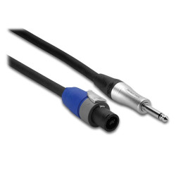 Hosa Edge Speaker Cable, Neutrik speakON to 1/4 in TS, 25 ft Hosa Edge Speaker Cable, Neutrik speakON to 1/4 in TS, 25 ft