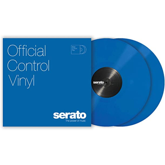 Serato Control Vinyl Pair, Blue