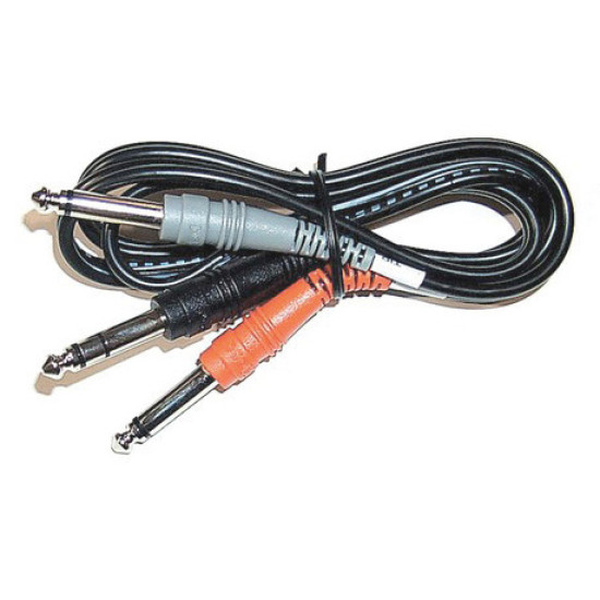 Hosa Insert Cable, 1/4 in TRS to Dual 1/4 in TS, 3 m