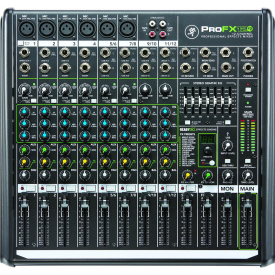 Mackie ProFX12 V2 12 channel Compact Effects Mixer