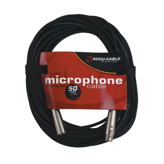 Accu Cable XL-50 Mic Cable - 50 ft