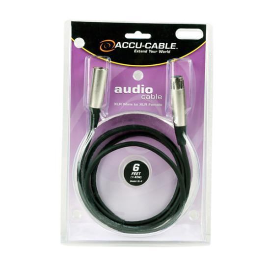 Accu Cable XL-6 Mic Cable - 6 ft
