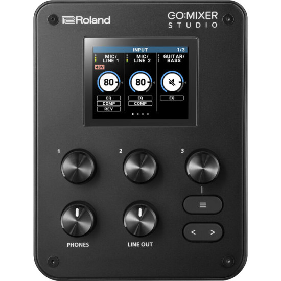 Roland GO:Mixer Studio Portable Audio Mixing Interface