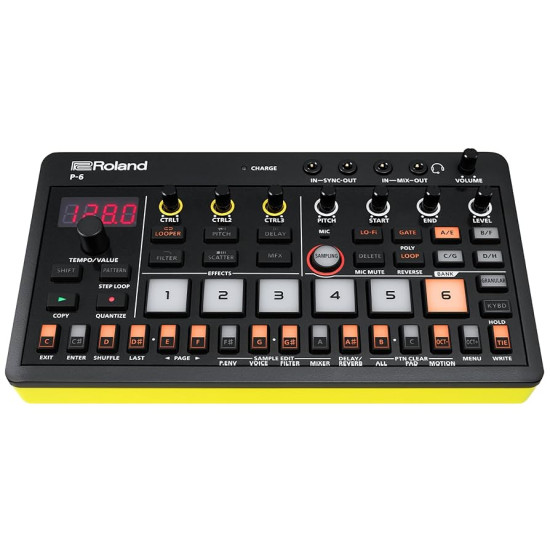 Roland Aira Compact P-6 Battery Powered Sampler Roland Aira Compact P-6 Battery Powered Sampler